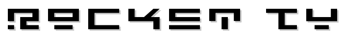 Rocket Type Expanded font